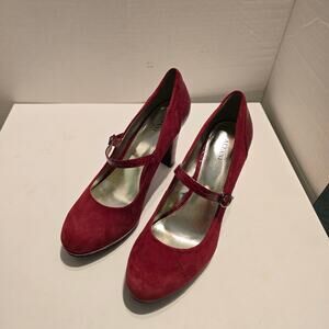 Alfani 9.5 Britnee Platform Mary Janes Croc Embossed Heels